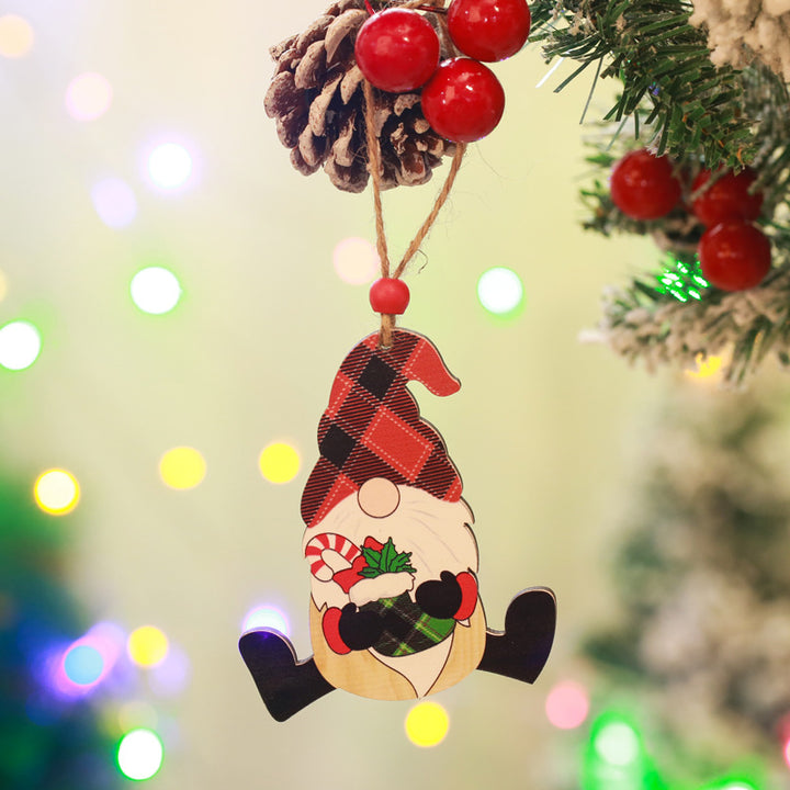 Dekorative Weihnachtsgnom Anhänger Karnz