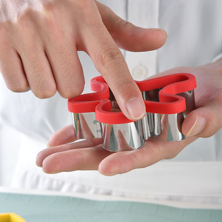 Silikon-Ausstechformen Set für Kreative Plätzchen Dekoration Karnz