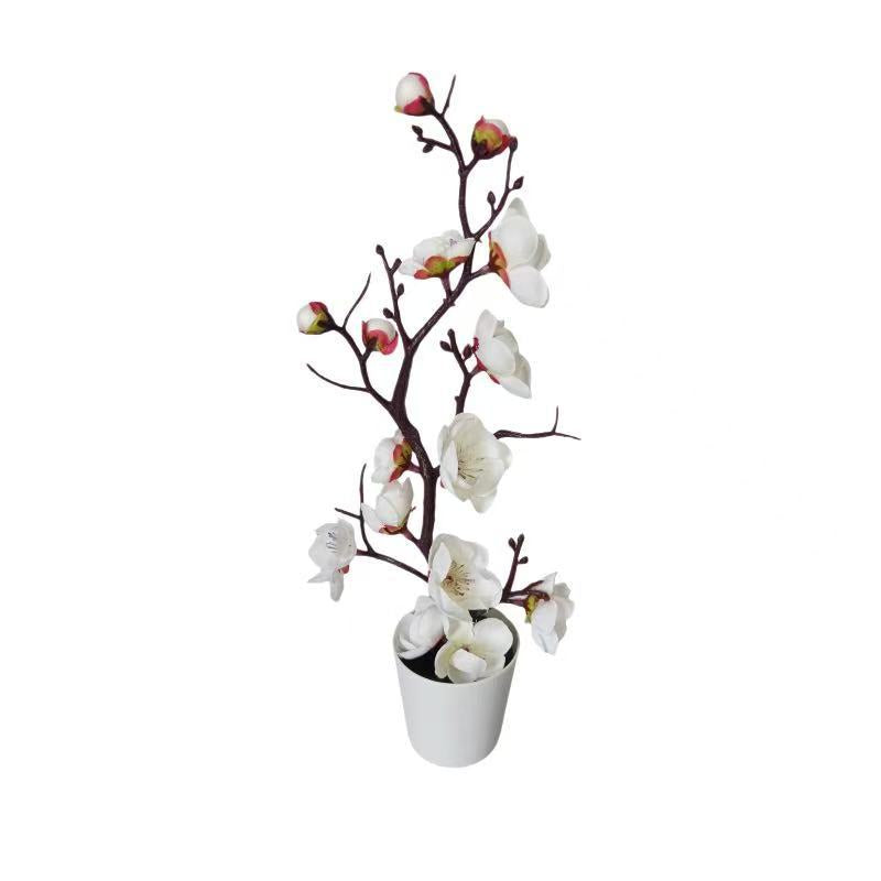 Lebensechte blühende künstliche Orchideenarrangement