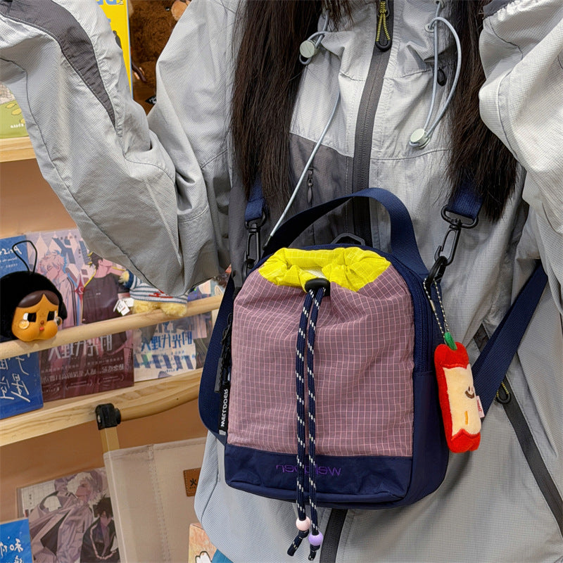 Kompakte stilvolle Kordelzug-Rucksack Karnz