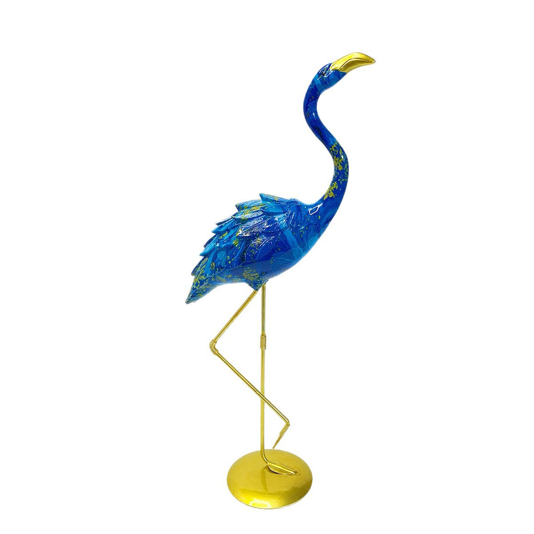 Dekorative Flamingo Skulptur Karnz