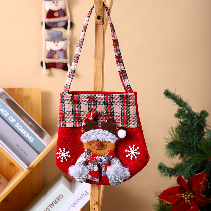 Verspielte Weihnachtsumhängetasche Karnz