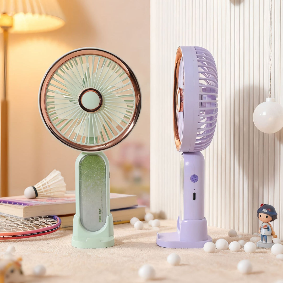 Damen Tragbarer Mini-Ventilator mit innovativem Luftstromsystem Karnz
