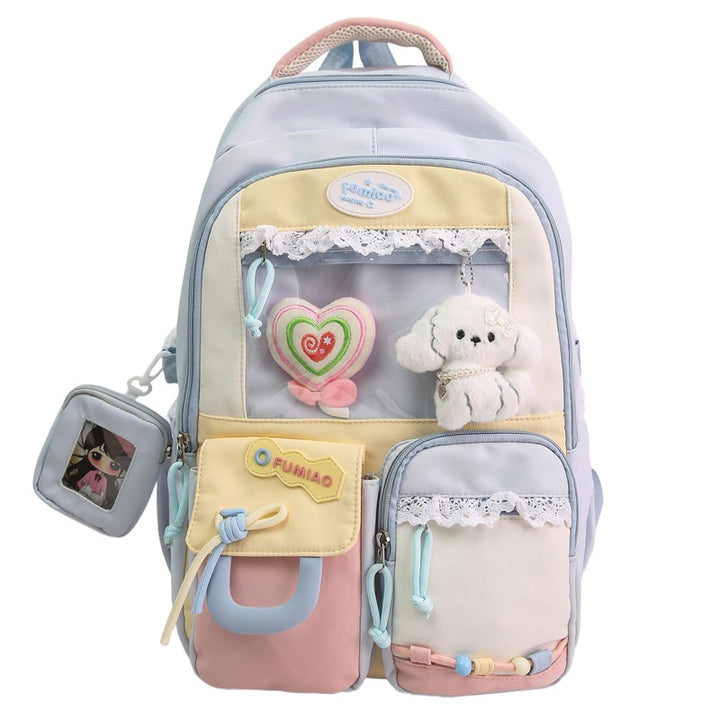 Verspielter Multi-Taschen Reise-Rucksack