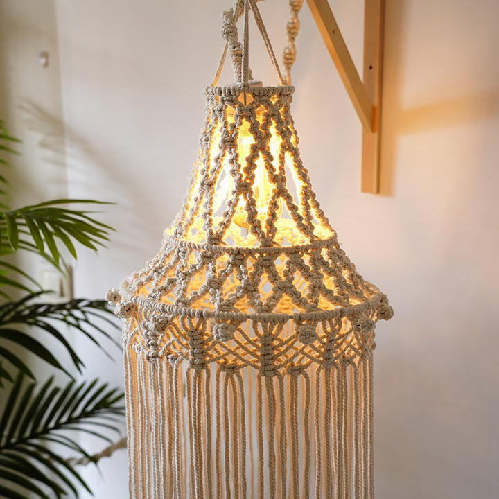 Macrame Hängelampe Karnz
