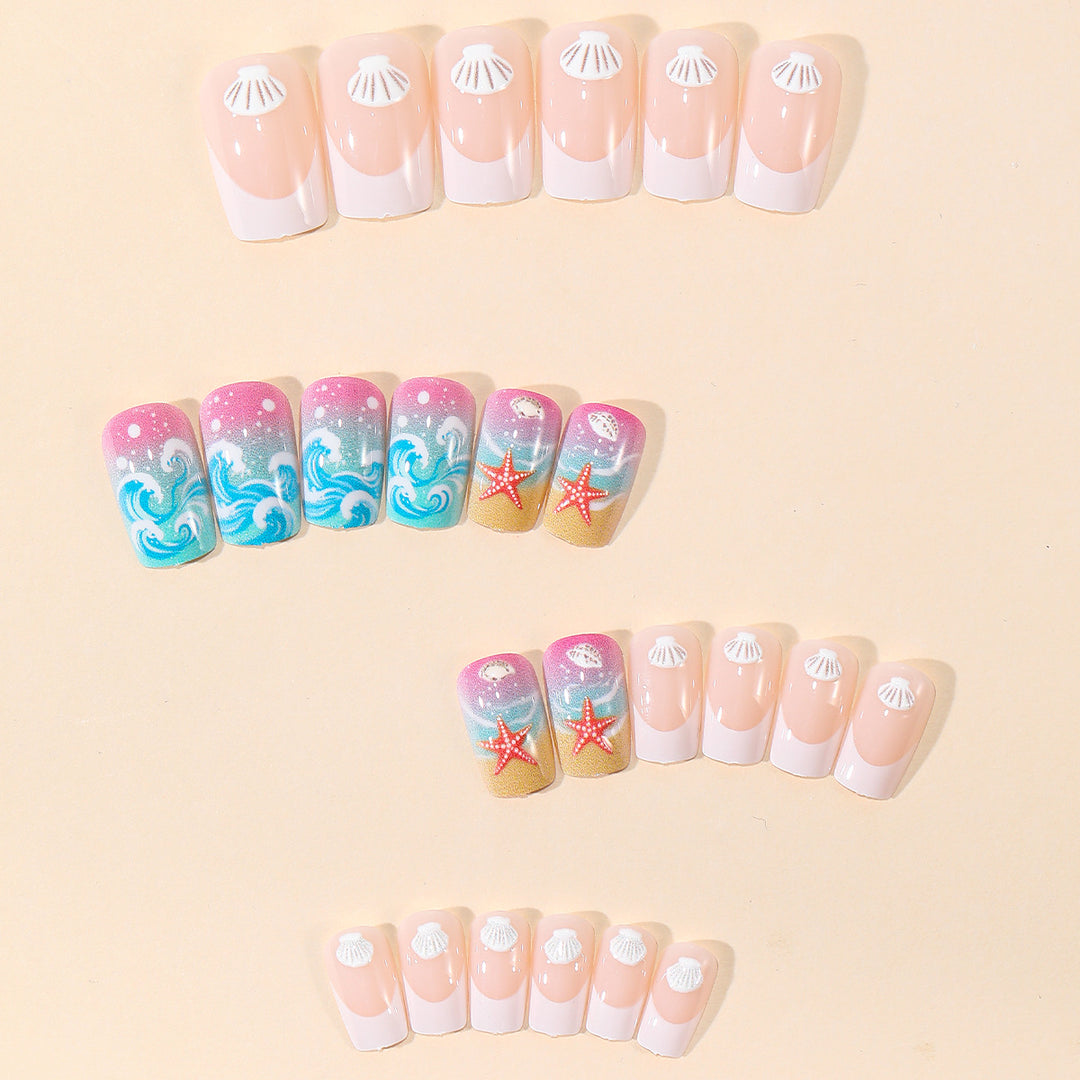 Ozean-Themen Nagelkunst Set Karnz