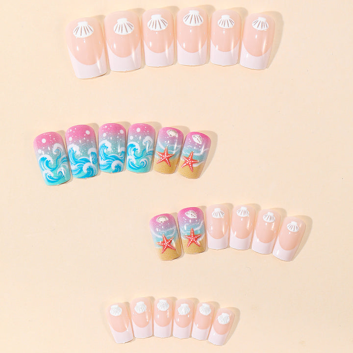 Ozean-Themen Nagelkunst Set Karnz