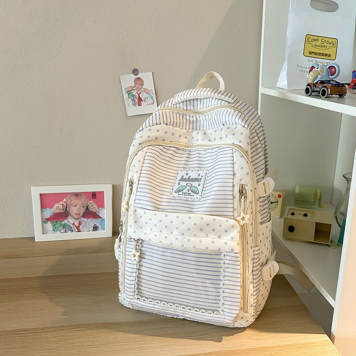 Niedlicher schulrucksack mit sternenmuster Karnz