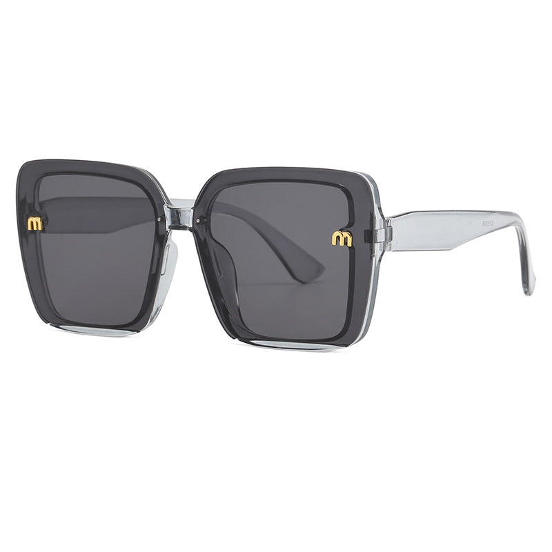 Damen oversized quadratische Sonnenbrille mit elegantem Rahmen Karnz