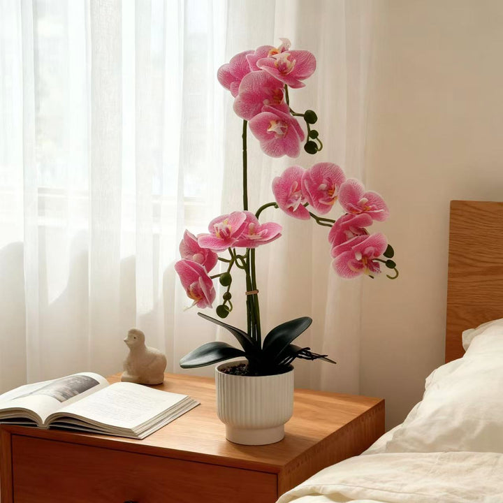 Elegante künstliche Orchideen-Pflanze für die Home Decor Präsentation