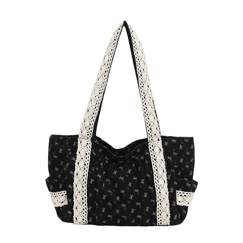 WoElegant Floral Print Tote Bag Karnz