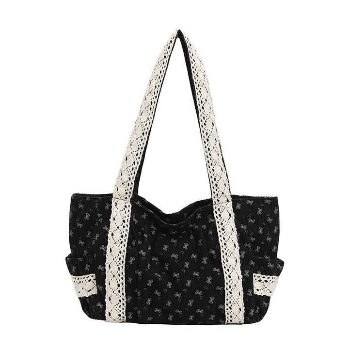 WoElegant Floral Print Tote Bag Karnz