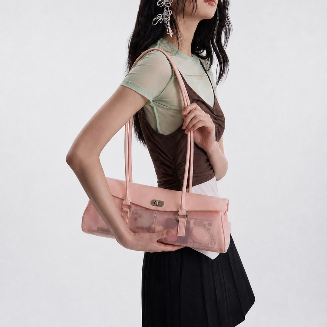 Elegante Strukturierte Handtasche