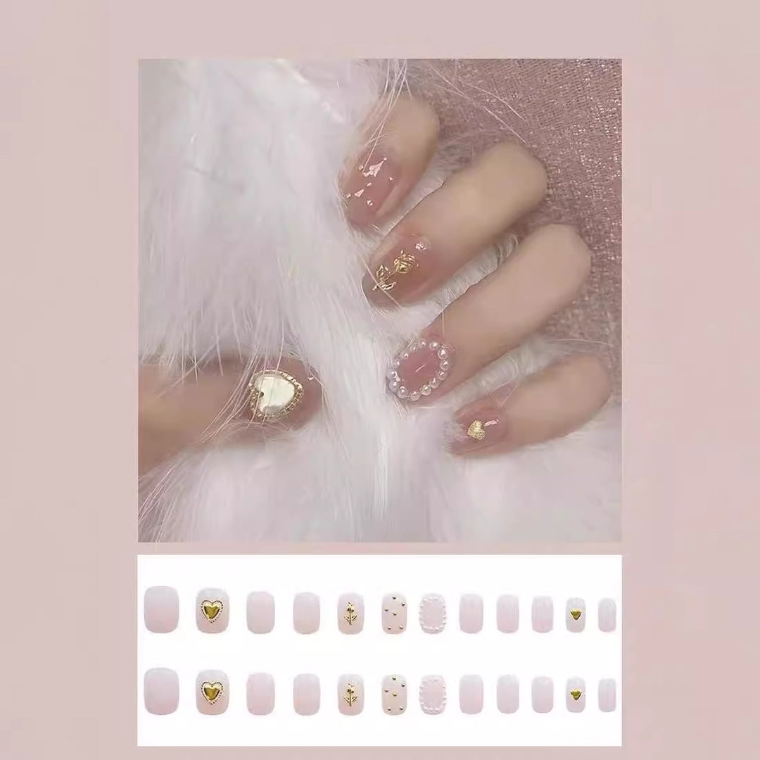 Luxuriöses Dekoratives Press-On Nagelset