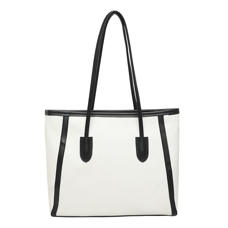 Klassische strukturelle Canvas-Tote-Tasche