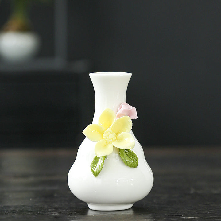 Künstlerische Blumenporzellanvase Karnz