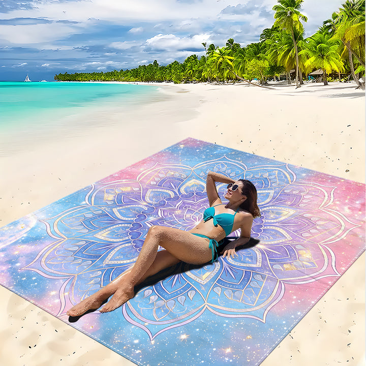 Mandala Design Strandmatte Karnz