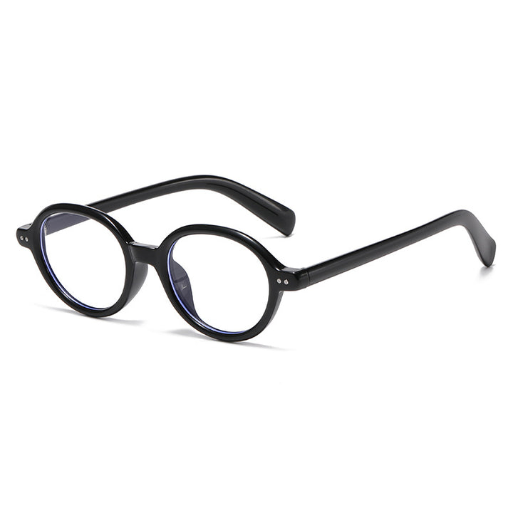 Retro-inspirierte klare Rahmenbrille