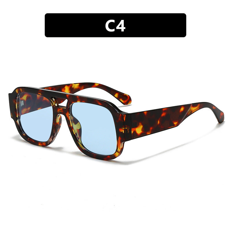Damen moderne Sonnenbrille im eleganten Rechteckdesign Karnz