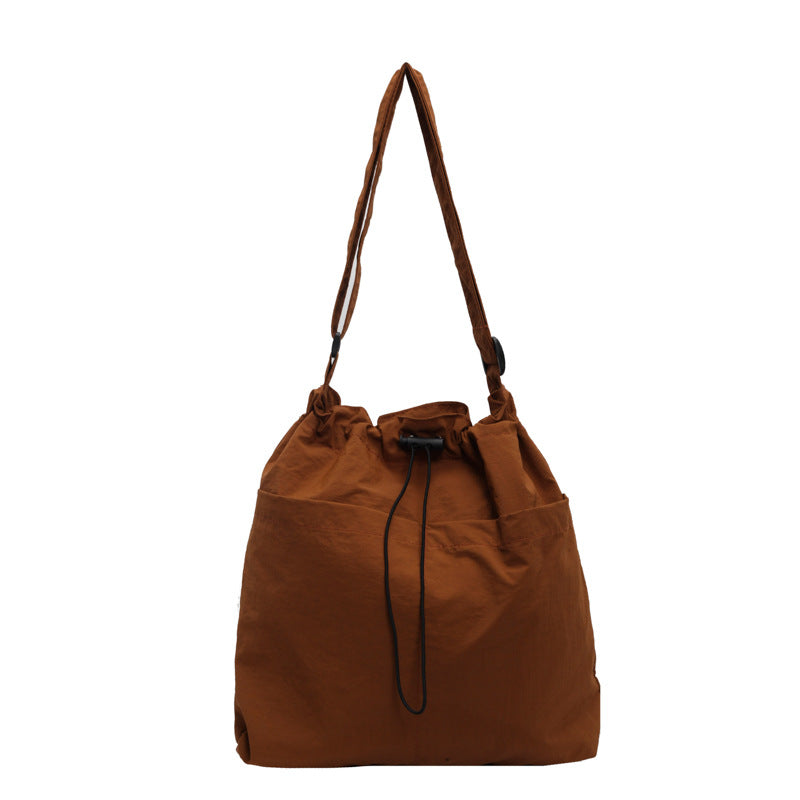 Trendige Drawstring Schultertasche Karnz