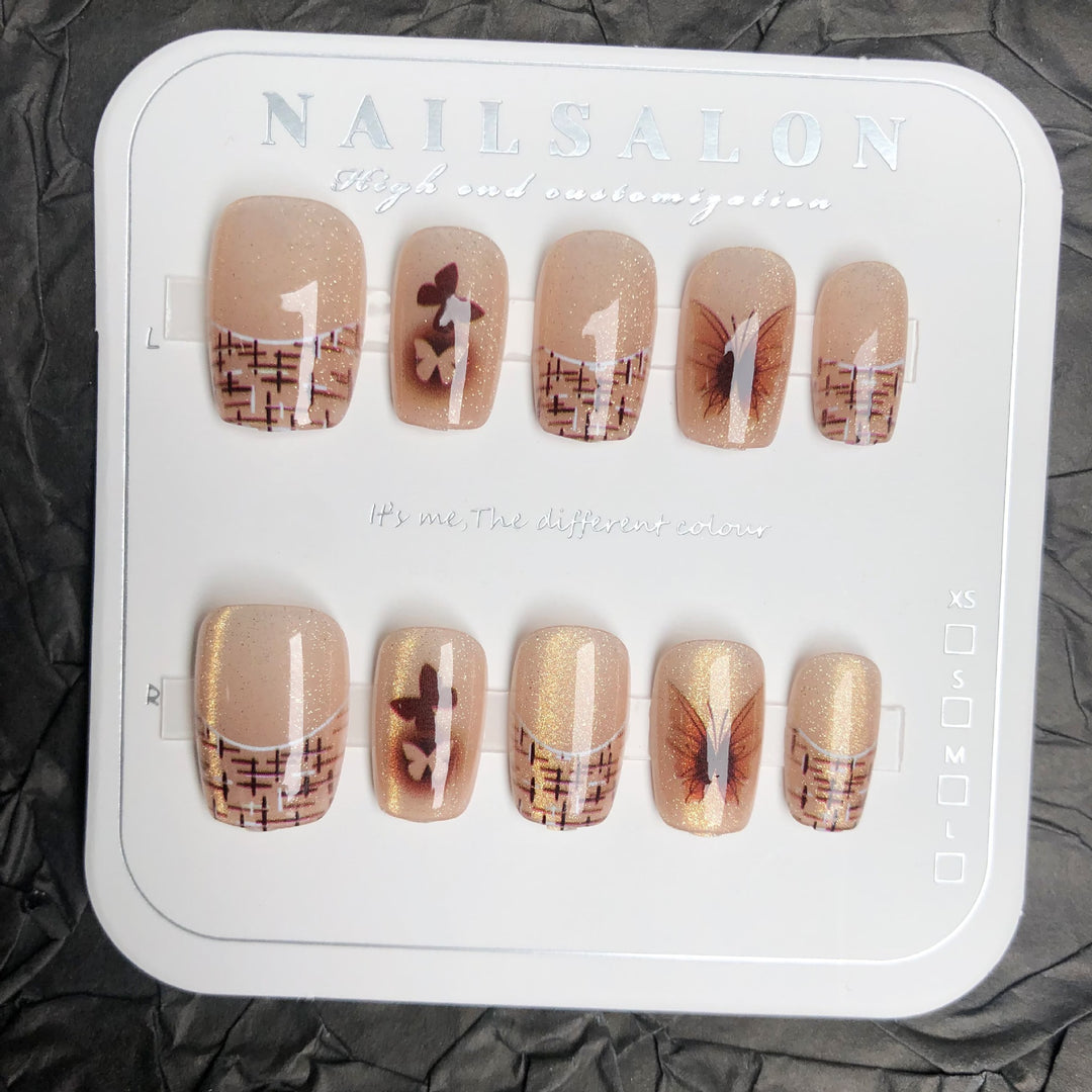 Künstlerisches Press-On Nageldesign Kit