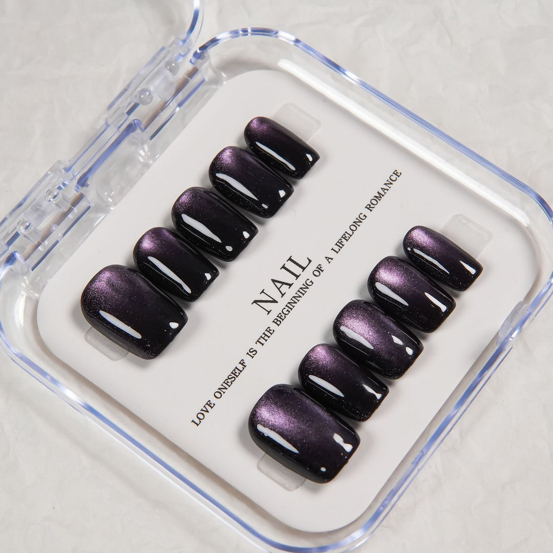 Premium Glänzendes Press-On Nagel Set