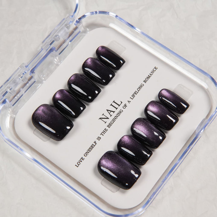 Premium Glänzendes Press-On Nagel Set