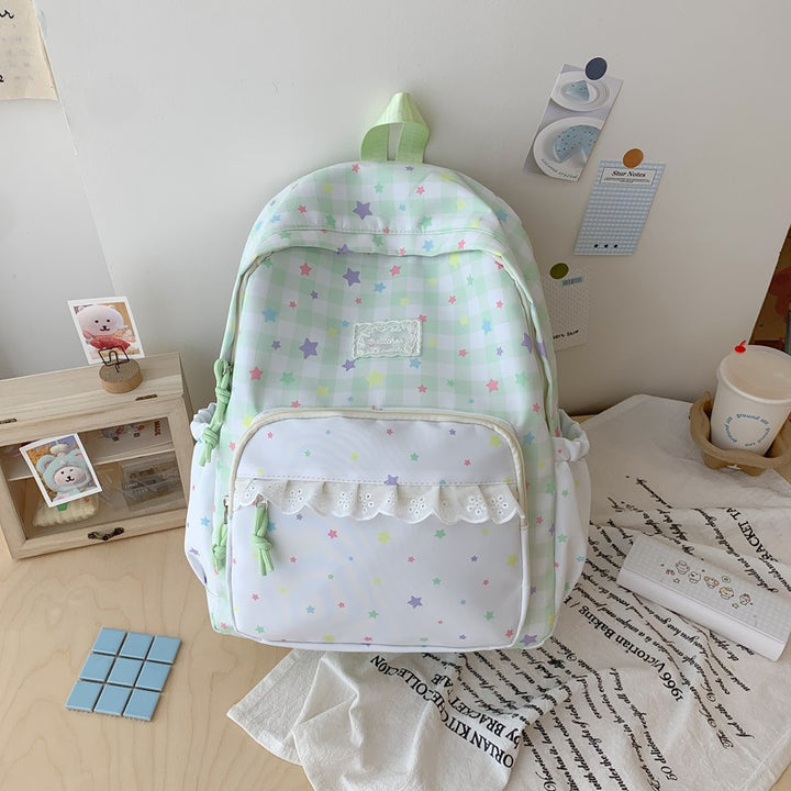 Stylischer Rucksack mit Sternen-Druck