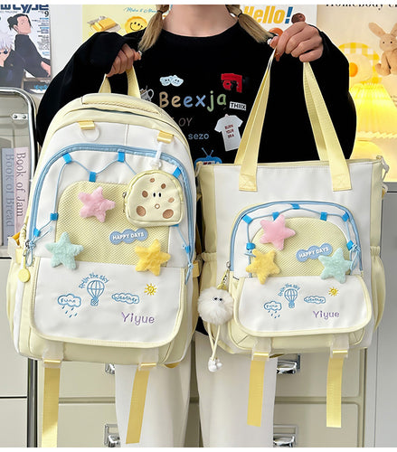 Verspieltes Rucksack-Set