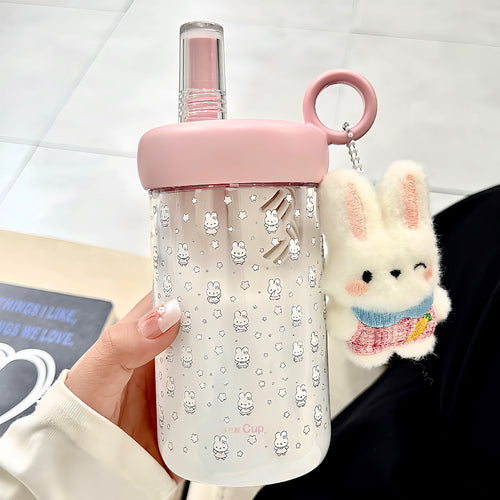 Damen praktische Trinkflasche mit süßem Tiermotiv Karnz