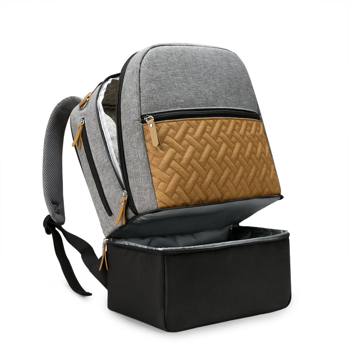 Rucksack mit Floralem Muster und Separatem Fach Karnz
