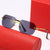 Damen modische Korrektionsbrille mit elegantem minimalistischen Rahmen Karnz