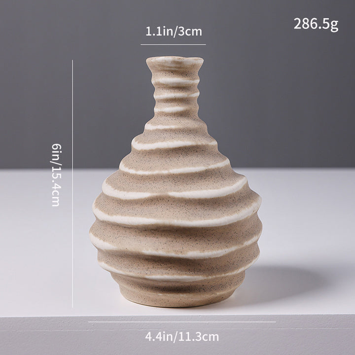 Abstrakte Keramik Kunst Vase
