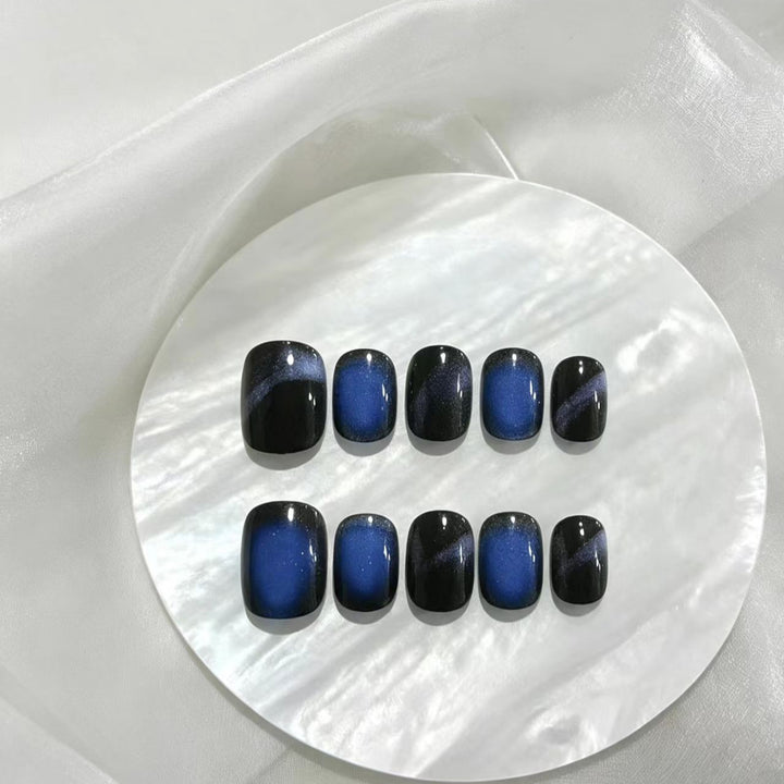 Galaxy-inspirierte Press-On Nagel Set Karnz