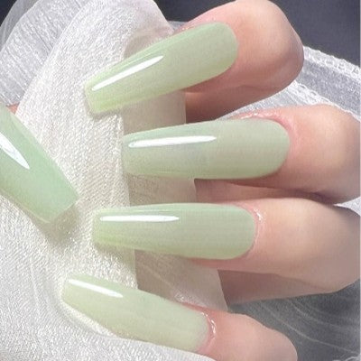 Langanhaltendes Glänzendes Press-On Nail Set Karnz