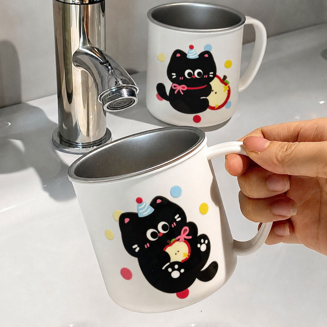 Keramiktasse mit Verspieltem Tiermotiv Karnz