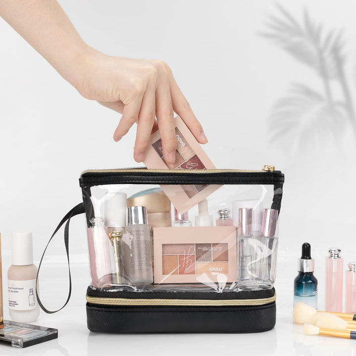 Kosmetik-Organizer-Tasche mit Durchsichtigen Fächern Karnz