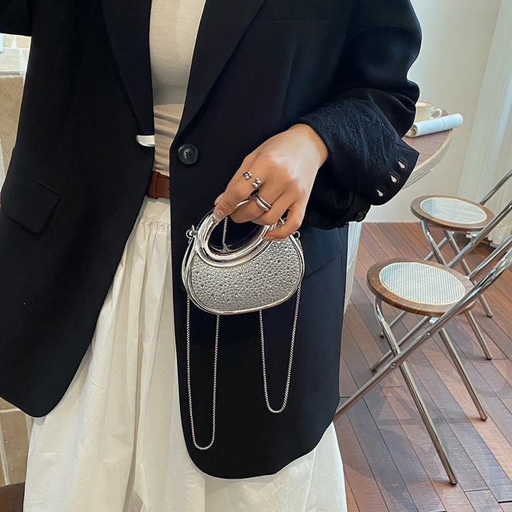 Glamouröse Strass Abendtasche