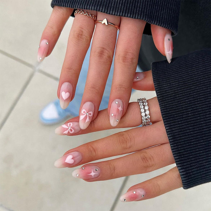 Dekoratives Theme Press-On Nagelset Karnz