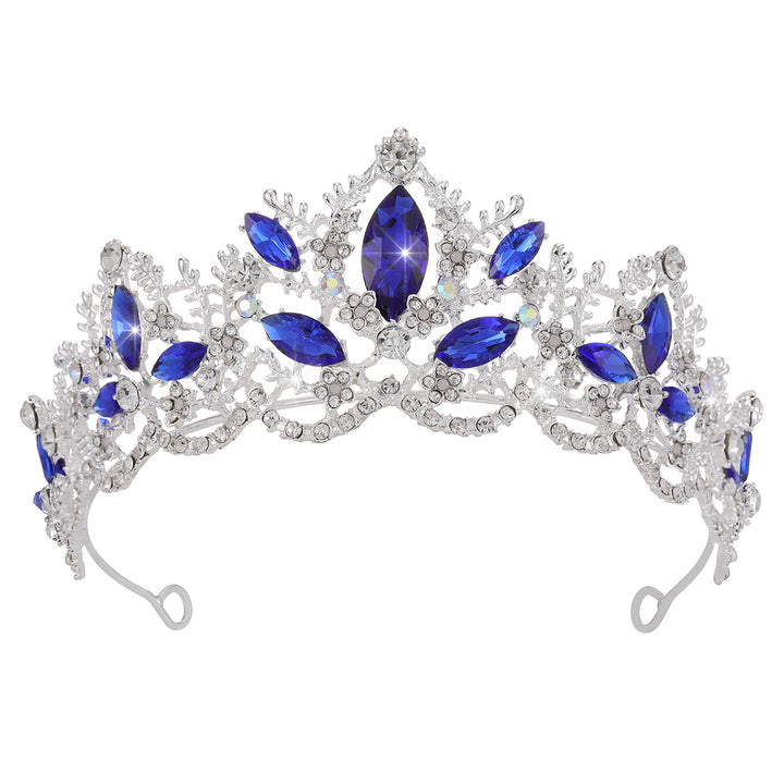 Damen Glamouröse Tiara mit funkelnden Kristallverzierungen Karnz