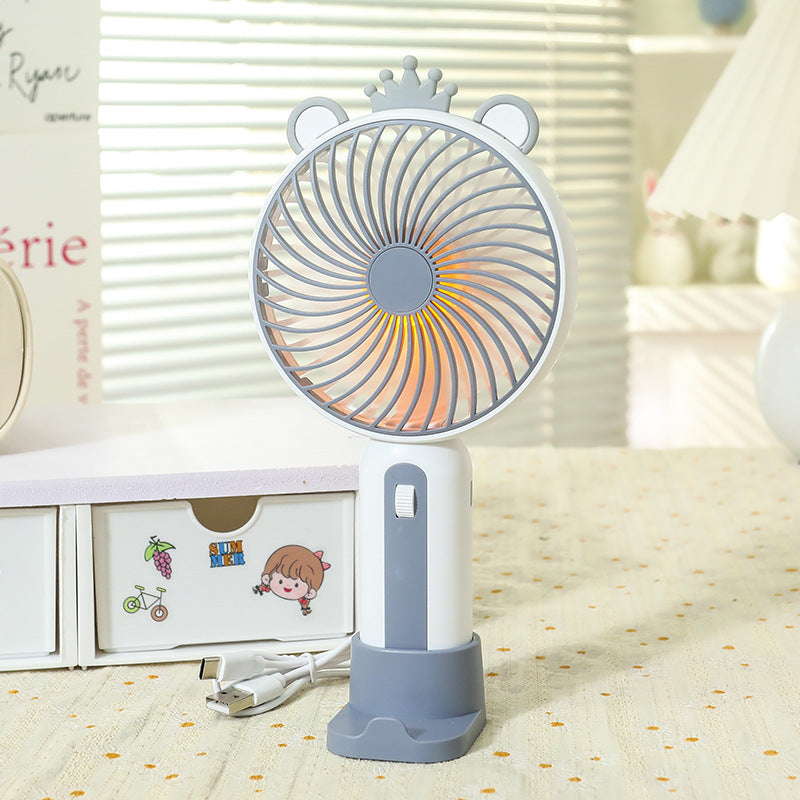 Damen Tragbarer Handventilator mit verspieltem Tierdesign Karnz
