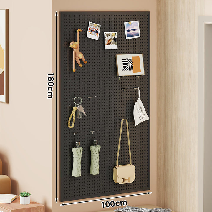 Wandmontierte perforierte Metall-Pinnwand-Organisationsplatte