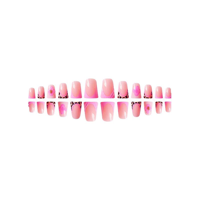Floral Design Press-On Nail Set Karnz