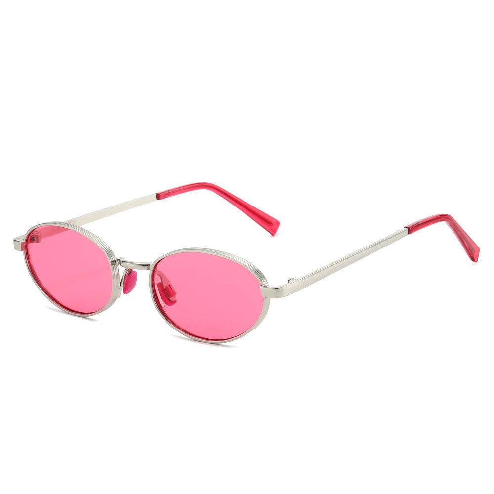 Moderne ovale Rahmen Sonnenbrille Karnz