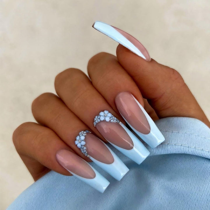 Elegante vollständige Nagelspitzen Set Karnz