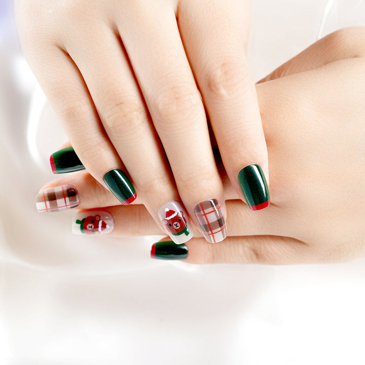 Festliches Themen-Press-On-Nagelset Karnz