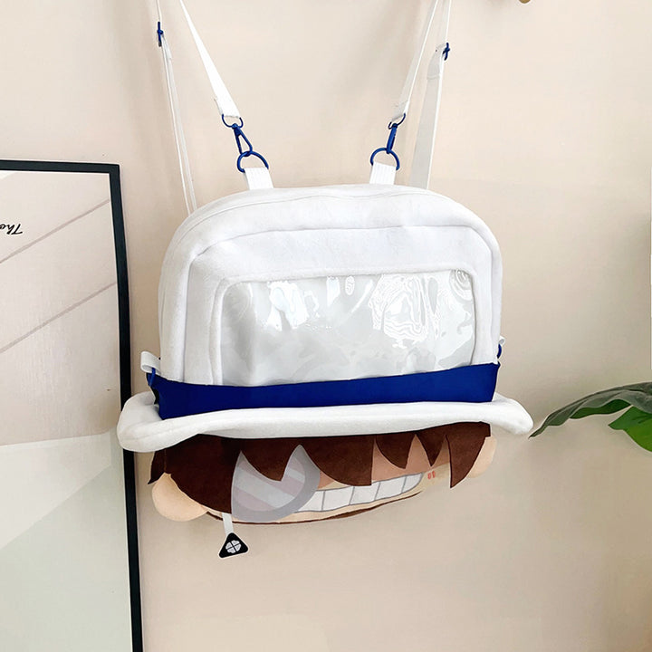 Plüsch Rucksack mit Einzigartigem Sichtfenster Karnz