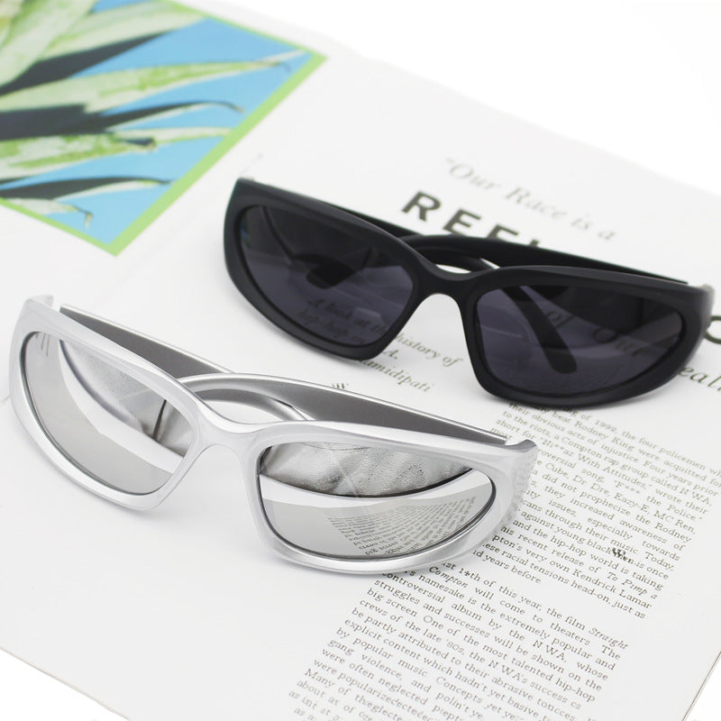 Damen Sportliche Sonnenbrille mit hochwertigem UV-Schutzmaterial Karnz