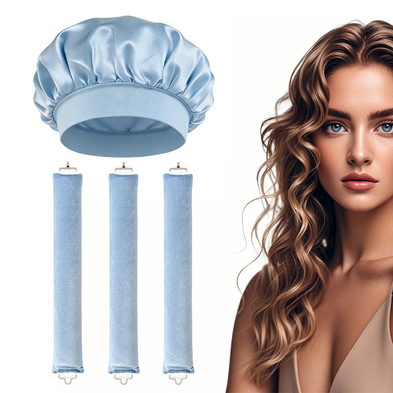 Satin Schlafmütze und Haarknäuel