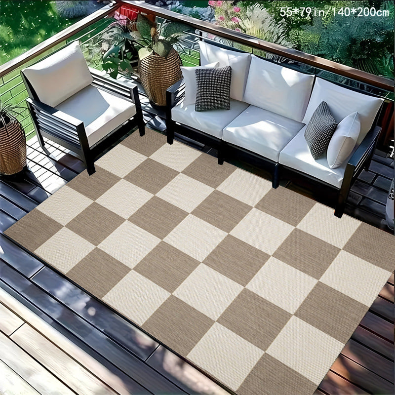 Outdoor Schachbrett-Teppich